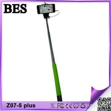 2015 Hot Sell Cable Take Pole Selfie Stick Z07-5 Plus